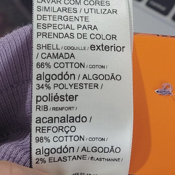 NEW Puma Ladies Fleece Straight Leg Pant XXL Purple Cotton Blend// 25PT - Picture 6 of 9